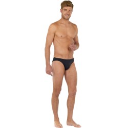 Bagno breve del marchio HOM - Micro Slip da bagno HOM Sea life - nero - Ref : 402533 0004