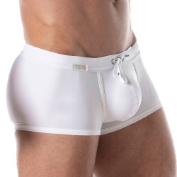 Boxer corti, bagno Shorty del marchio TOF PARIS - Boxer da bagno Holidays TOF PARIS - bianco - Ref : TOF247B