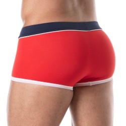 Boxer corti, bagno Shorty del marchio TOF PARIS - Boxer da bagno Holidays TOF PARIS - rosso - Ref : TOF247R