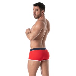 Boxer corti, bagno Shorty del marchio TOF PARIS - Boxer da bagno Holidays TOF PARIS - rosso - Ref : TOF247R