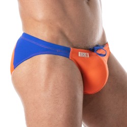 Bagno breve del marchio TOF PARIS - Mini Costume da bagno Holidays TOF PARIS - orange - Ref : TOF249O