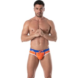 Bath Brief of the brand TOF PARIS - Holidays Swim Briefs TOF PARIS - orange - Ref : TOF248O