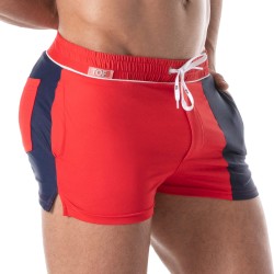 Bath Shorts of the brand TOF PARIS - Holidays Swim Shorts TOF PARIS - red - Ref : TOF251R