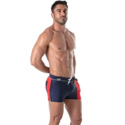 Short de bain de la marque TOF PARIS - Short de bain Holidays Tof Paris - bleu marine - Ref : TOF251BM