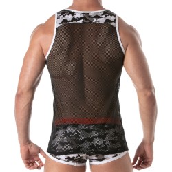 Tank top der Marke TOF PARIS - Ikonisches Tanktop aus Mesh - Ref : TOF252G