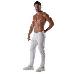 Pants of the brand TOF PARIS - Chino Patriot - White Pants - Ref : TOF217B