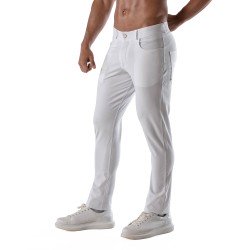 Pantalon de la marque TOF PARIS - Pantalon Chino Patriot - blanc - Ref : TOF217B