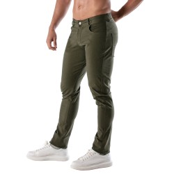 Pantaloni del marchio TOF PARIS - Chino Patriot - Pantaloni kaki - Ref : TOF217K