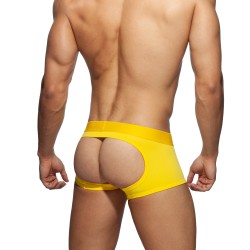 Shorts Boxer, Shorty de la marca AD FÉTISH - Boxer Bottomless Fetish - amarillo - Ref : ADF93 C03