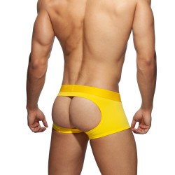 Boxer, shorty de la marque AD FÉTISH - Boxer Bottomless Fetish - jaune - Ref : ADF93 C03