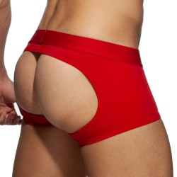 Boxer shorts, Shorty of the brand AD FÉTISH - Boxer Bottomless Fetish - red - Ref : ADF93 C06