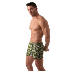 Badehosen der Marke TOF PARIS - Iconic Badeshorts Tof Paris – Khaki-Tarnung - Ref : TOF209K