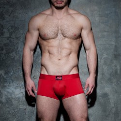 Pantaloncini boxer, Shorty del marchio AD FÉTISH - Boxer fetish - rosso - Ref : ADF96 C06