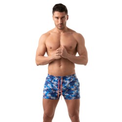 Badehosen der Marke TOF PARIS - Iconic Badeshorts Tof Paris – Blau-Tarnung - Ref : TOF209BU