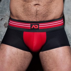 Shorts Boxer, Shorty de la marca AD FÉTISH - Trunk double stripe  - rojo - Ref : ADF113 C06