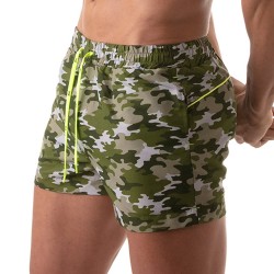 Badehosen der Marke TOF PARIS - Iconic Badeshorts Tof Paris – Khaki-Tarnung - Ref : TOF209K