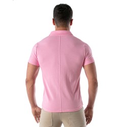 Camicia del marchio TOF PARIS - Camicia a maniche corte Patriot Tof Paris - Rosa - Ref : TOF219P