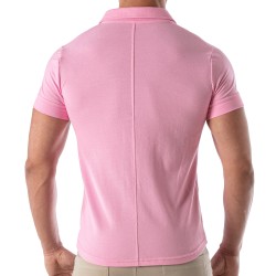 Chemise de la marque TOF PARIS - Chemise à manche courte Patriot Tof Paris - Rose - Ref : TOF219P