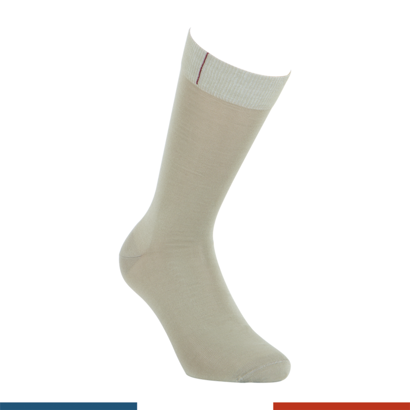 Chaussettes & socquettes de la marque EMINENCE - Chaussettes mi-hautes Fil d Ecosse Fait en France Eminence - beige - Ref : 0V04