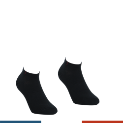 Calcetines de la marca EMINENCE - Lote de 2 pares de medias de algodón peinado hecho en Francia Eminence - negro - Ref : LV01 23