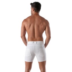 Short of the brand TOF PARIS - Chino Patriot Tof Paris Short - white - Ref : TOF216B