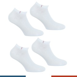 Chaussettes & socquettes de la marque EMINENCE - Lot de 2 paires de socquettes Coton Peigné Fait en France Eminence - blanc - Re