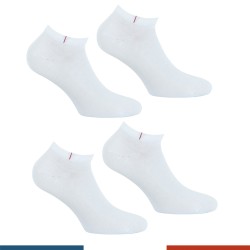 Calzini del marchio EMINENCE - Set di 2 paia di calze Cotone Pettinato Made in France Eminence - bianco - Ref : LV01 2320
