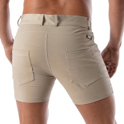 Short of the brand TOF PARIS - Chino Patriot Tof Paris Short - beige - Ref : TOF216BE