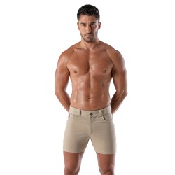 Short of the brand TOF PARIS - Chino Patriot Tof Paris Short - beige - Ref : TOF216BE