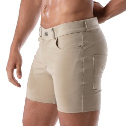 Short of the brand TOF PARIS - Chino Patriot Tof Paris Short - beige - Ref : TOF216BE