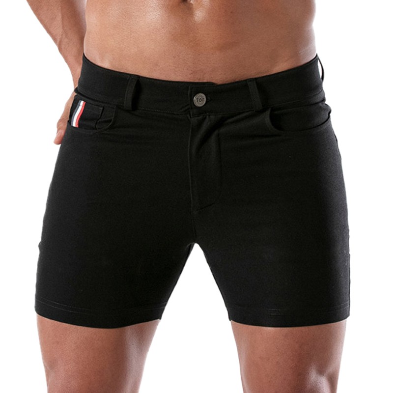 Kurze der Marke TOF PARIS - Patriot Tof Paris Chino Shorts - schwarz - Ref : TOF216N