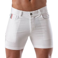 Breve del marchio TOF PARIS - Pantaloncini Chino Patriot Tof Paris - bianco - Ref : TOF216B