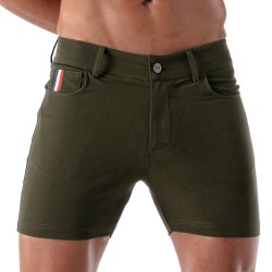 Breve del marchio TOF PARIS - Pantaloncini Chino Patriot Tof Paris - kaki - Ref : TOF216K