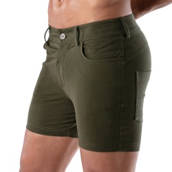 Short of the brand TOF PARIS - Chino Patriot Tof Paris Short - khaki - Ref : TOF216K