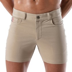 Short of the brand TOF PARIS - Chino Patriot Tof Paris Short - beige - Ref : TOF216BE