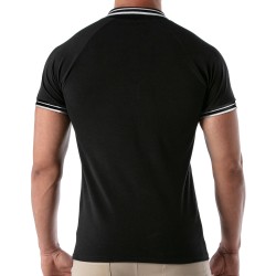 Polo of the brand TOF PARIS - Polo Patriot Tof Paris - Black - Ref : TOF220N