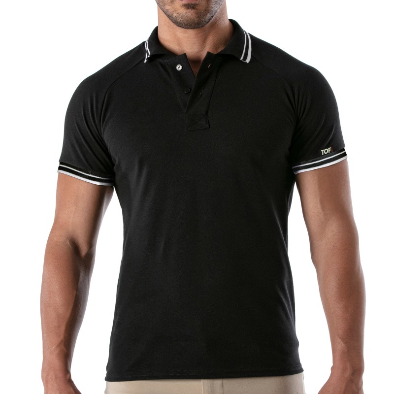 Polo of the brand TOF PARIS - Polo Patriot Tof Paris - Black - Ref : TOF220N