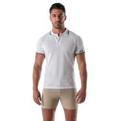 Polo de la marque TOF PARIS - Polo Patriot Tof Paris - Blanc - Ref : TOF220B