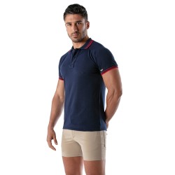 Polo de la marque TOF PARIS - Polo Patriot Tof Paris - Bleu Marine - Ref : TOF220BU