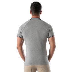 Polo of the brand TOF PARIS - Polo Patriot Tof Paris - Grey - Ref : TOF220G