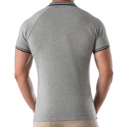 Polo of the brand TOF PARIS - Polo Patriot Tof Paris - Grey - Ref : TOF220G