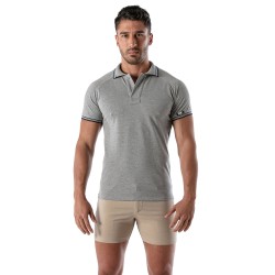 Polo del marchio TOF PARIS - Polo Patriot Tof Paris - Grigio - Ref : TOF220G