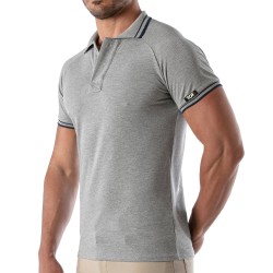 Polo of the brand TOF PARIS - Polo Patriot Tof Paris - Grey - Ref : TOF220G