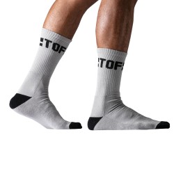 Socks of the brand TOF PARIS - Sport Tof Paris Socks - Grey - Ref : TOF158GN