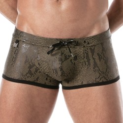 Boxer, shorty de bain de la marque TOF PARIS - Shorty de bain Splendid Tof Paris - Kaki - Ref : TOF263K