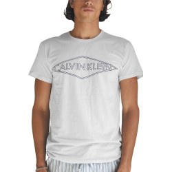 Manches courtes de la marque CALVIN KLEIN - T-shirt Losange Logo - Ref : M5546E 100