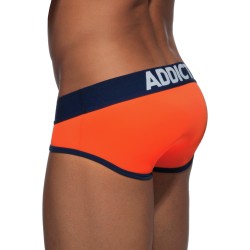 Slip de bain de la marque ADDICTED - Slip Swimderwear - orange - Ref : AD540 C04