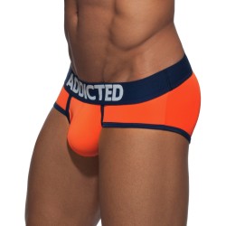 Bath Brief of the brand ADDICTED - Swimderwear briefs - orange - Ref : AD540 C04