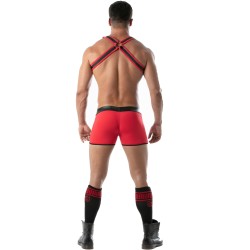 Short of the brand TOF PARIS - Bad boys Shorts Tof Paris - Red - Ref : TOF254R