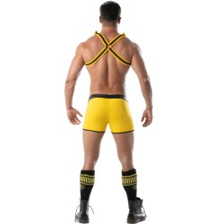 Short of the brand TOF PARIS - Bad boys Shorts Tof Paris - Yellow - Ref : TOF254J